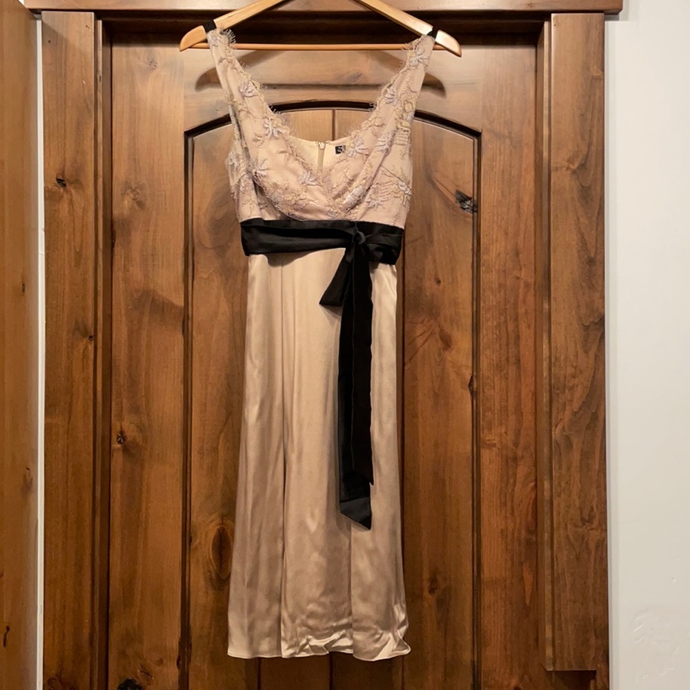 Lace and silk Maria Bianca Nero dress- size P